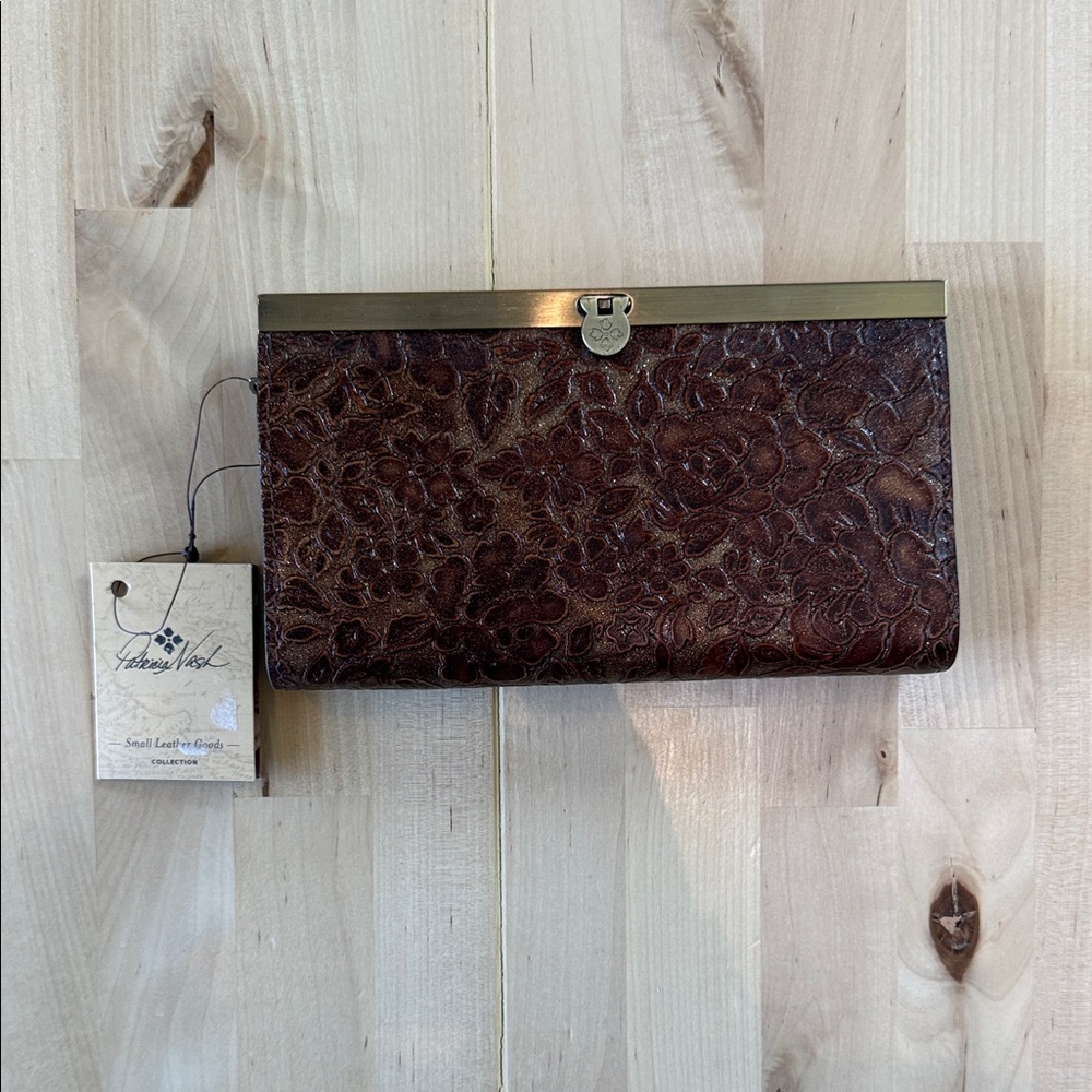 Patricia Nash Glitter Rose Gold Cauchy Wallet